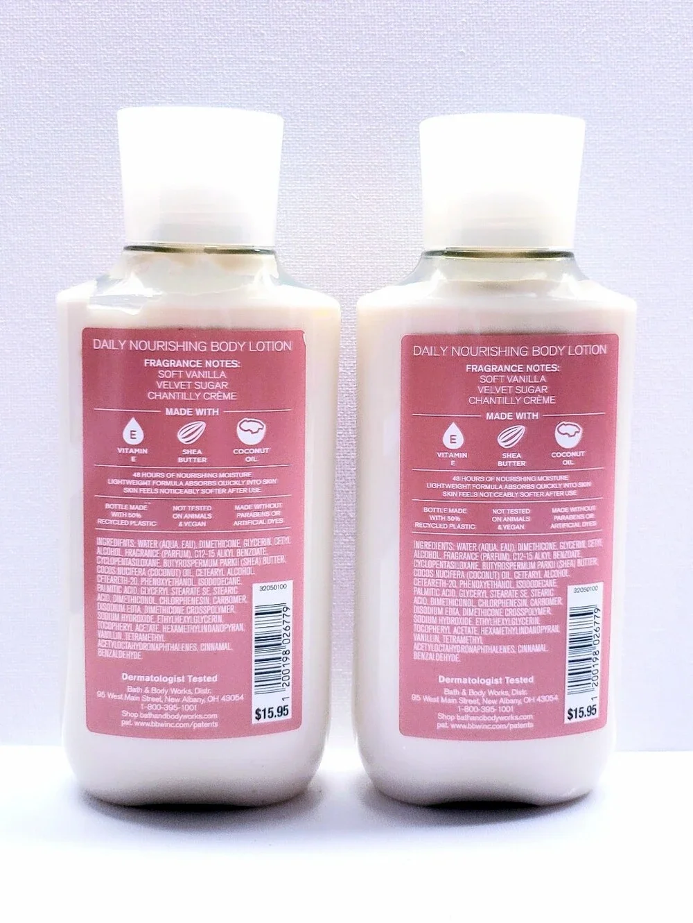 Bath & Body Works WRAPPED IN VANILLA Body Lotion, 8 fl oz (2 pcs)